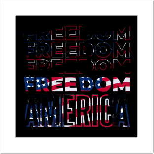 Freedom America Posters and Art